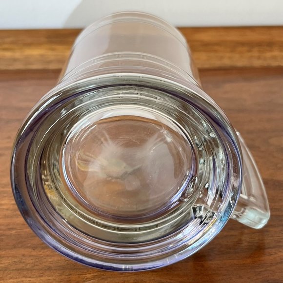 Princess House Pheasant Bird Beer Mug Crystal Glass Stein Vintage - Picture 9 of 10